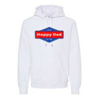 Happy Dad Hard Seltzer Funny Premium Hoodie