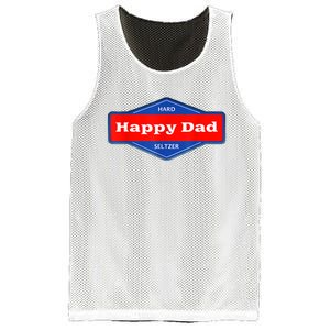 Happy Dad Hard Seltzer Funny Mesh Reversible Basketball Jersey Tank