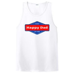 Happy Dad Hard Seltzer Funny PosiCharge Competitor Tank