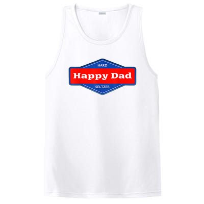 Happy Dad Hard Seltzer Funny PosiCharge Competitor Tank