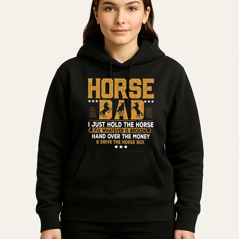 Horse Dad Horsing Fix Whatever Is Broken Drive The Horse Box Hoodie