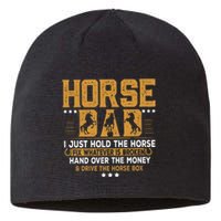 Horse Dad Horsing Fix Whatever Is Broken Drive The Horse Box Sustainable Beanie