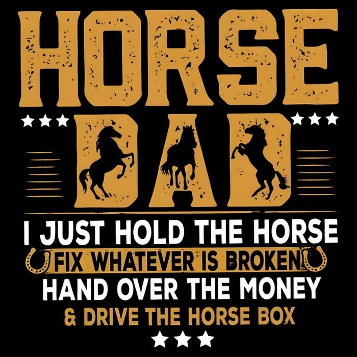 Horse Dad Horsing Fix Whatever Is Broken Drive The Horse Box Sustainable Beanie