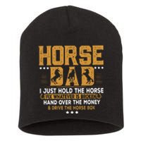 Horse Dad Horsing Fix Whatever Is Broken Drive The Horse Box Short Acrylic Beanie