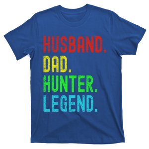 Husband Dad Hunter Legend Funny Fathers Day Christmas Funny Gift T-Shirt