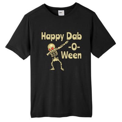 Halloweein Dabbing Happy Daboween Skeleton Meaningful Gift Tall Fusion ChromaSoft Performance T-Shirt