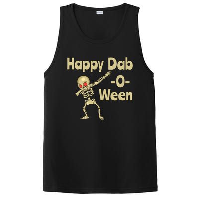 Halloweein Dabbing Happy Daboween Skeleton Meaningful Gift PosiCharge Competitor Tank