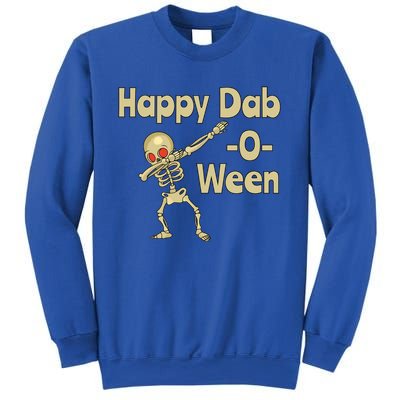 Halloweein Dabbing Happy Daboween Skeleton Meaningful Gift Sweatshirt