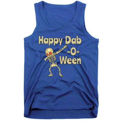 Halloweein Dabbing Happy Daboween Skeleton Meaningful Gift Tank Top