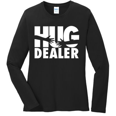 Hug Dealer Ladies Long Sleeve Shirt