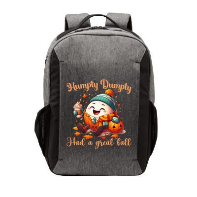 H.U.M.P.T.Y D.U.M.P.T.Y Had A Great Fall Autumn Vector Backpack