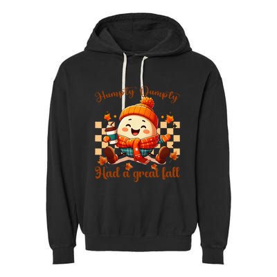 H.U.M.P.T.Y D.U.M.P.T.Y Had A Great Fall Autumn Garment-Dyed Fleece Hoodie