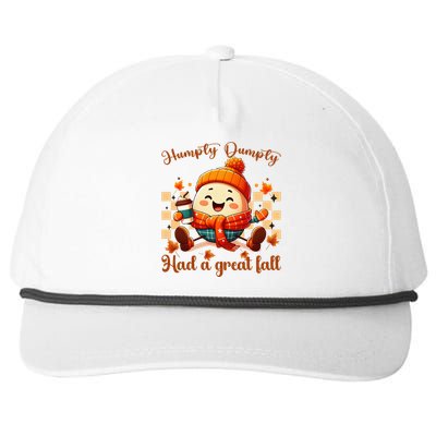 H.U.M.P.T.Y D.U.M.P.T.Y Had A Great Fall Autumn Snapback Five-Panel Rope Hat