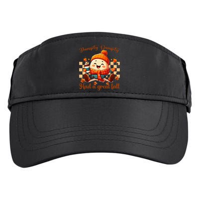 H.U.M.P.T.Y D.U.M.P.T.Y Had A Great Fall Autumn Adult Drive Performance Visor