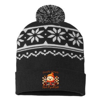 H.U.M.P.T.Y D.U.M.P.T.Y Had A Great Fall Autumn USA-Made Snowflake Beanie