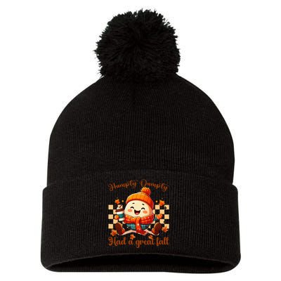 H.U.M.P.T.Y D.U.M.P.T.Y Had A Great Fall Autumn Pom Pom 12in Knit Beanie