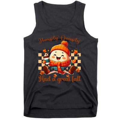 H.U.M.P.T.Y D.U.M.P.T.Y Had A Great Fall Autumn Tank Top