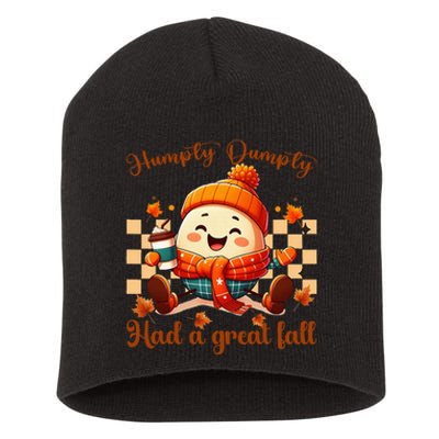 H.U.M.P.T.Y D.U.M.P.T.Y Had A Great Fall Autumn Short Acrylic Beanie