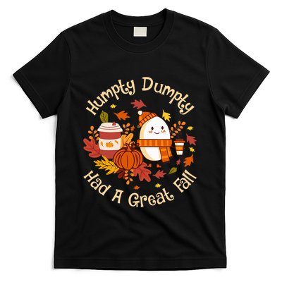 H.U.M.P.T.Y D.U.M.P.T.Y Had A Great Fall Cute Autumn Pun T-Shirt