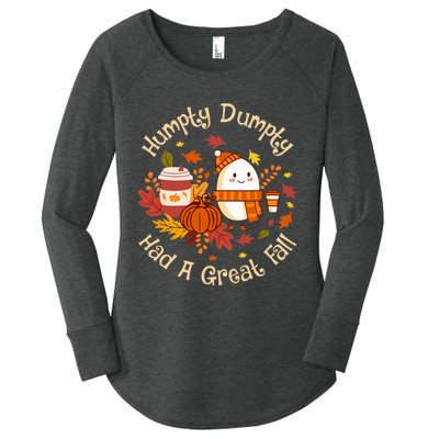 H.U.M.P.T.Y D.U.M.P.T.Y Had A Great Fall Cute Autumn Pun Women's Perfect Tri Tunic Long Sleeve Shirt