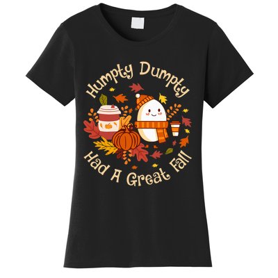 H.U.M.P.T.Y D.U.M.P.T.Y Had A Great Fall Cute Autumn Pun Women's T-Shirt