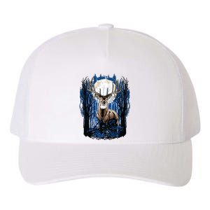 Hunters Deer Hunting Big Whitetail Buck Yupoong Adult 5-Panel Trucker Hat