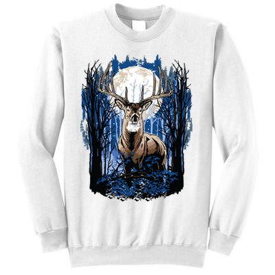 Hunters Deer Hunting Big Whitetail Buck Sweatshirt