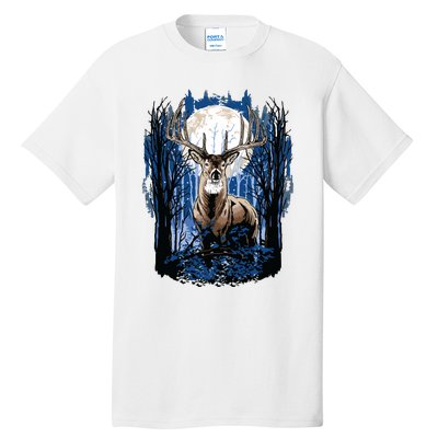 Hunters Deer Hunting Big Whitetail Buck Tall T-Shirt