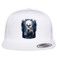 Hunters Deer Hunting Big Whitetail Buck Flatbill Hat