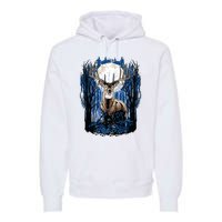 Hunters Deer Hunting Big Whitetail Buck Premium Hoodie