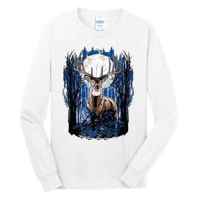 Hunters Deer Hunting Big Whitetail Buck Tall Long Sleeve T-Shirt