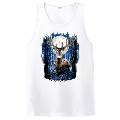 Hunters Deer Hunting Big Whitetail Buck PosiCharge Competitor Tank