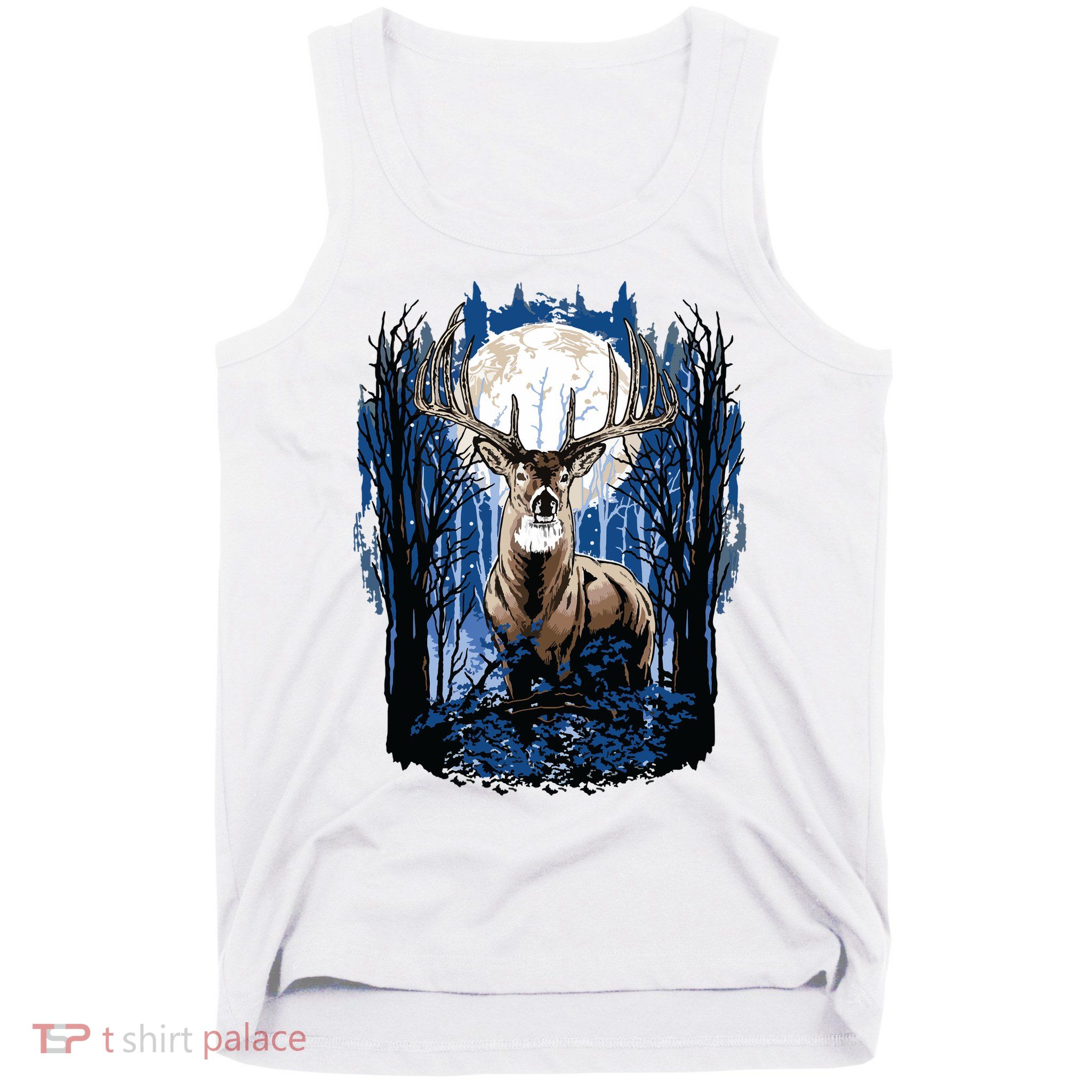 Hunters Deer Hunting Big Whitetail Buck Tank Top