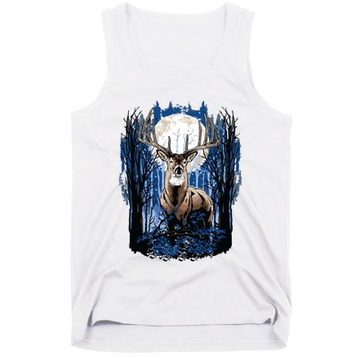 Hunters Deer Hunting Big Whitetail Buck Tank Top