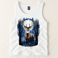 Hunters Deer Hunting Big Whitetail Buck Tank Top