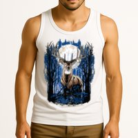 Hunters Deer Hunting Big Whitetail Buck Tank Top