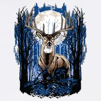 Hunters Deer Hunting Big Whitetail Buck Golf Towel