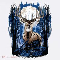 Hunters Deer Hunting Big Whitetail Buck Kids T-Shirt