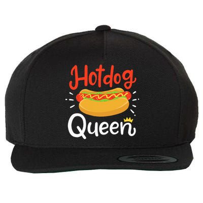 Hot Dog Hotdog Wool Snapback Cap