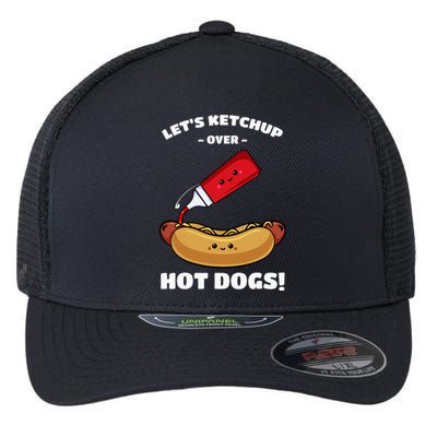 Hot Dog Hotdogs Wiener Frank Weenie Sausage Bun Frankfurter Flexfit Unipanel Trucker Cap