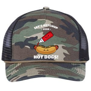 Hot Dog Hotdogs Wiener Frank Weenie Sausage Bun Frankfurter Retro Rope Trucker Hat Cap