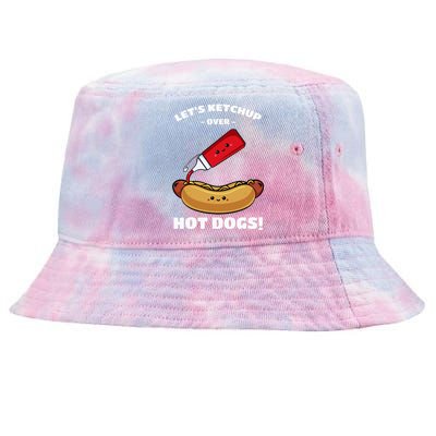 Hot Dog Hotdogs Wiener Frank Weenie Sausage Bun Frankfurter Tie-Dyed Bucket Hat