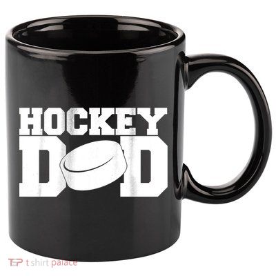 Hockey Dad 11oz C Handle Ceramic Mug