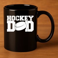 Hockey Dad 11oz C Handle Ceramic Mug