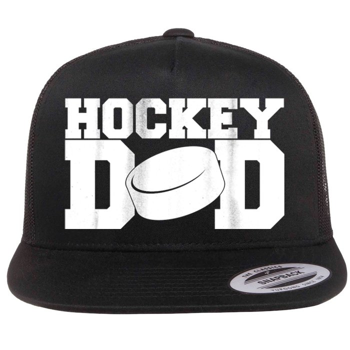 Hockey Dad Flat Bill Trucker Hat