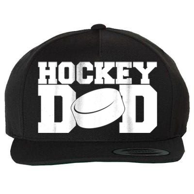 Hockey Dad Wool Snapback Cap