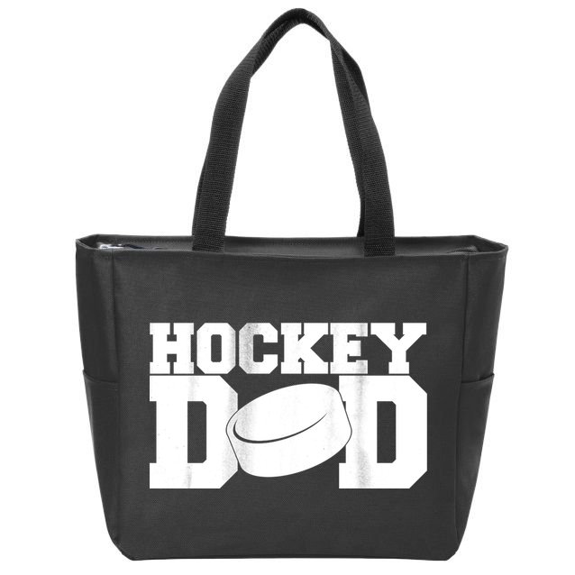 Hockey Dad Zip Tote Bag