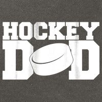 Hockey Dad Cotton Canvas Backpack