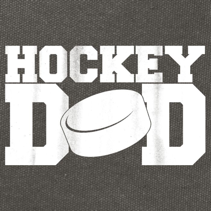 Hockey Dad Cotton Canvas Backpack