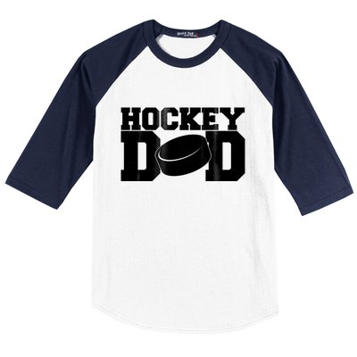 Hockey Dad Baseball Sleeve Shirt